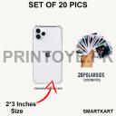  Set of 20 Polaroids 2x3 inches